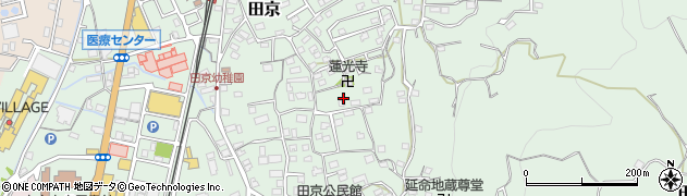静岡県伊豆の国市田京532周辺の地図