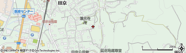 静岡県伊豆の国市田京517周辺の地図