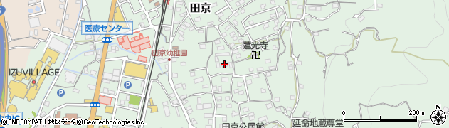 静岡県伊豆の国市田京537周辺の地図
