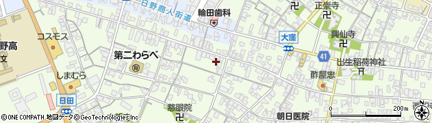滋賀県蒲生郡日野町大窪807周辺の地図