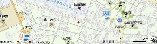 滋賀県蒲生郡日野町大窪809周辺の地図