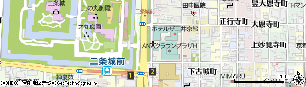 京都府京都市中京区土橋町周辺の地図