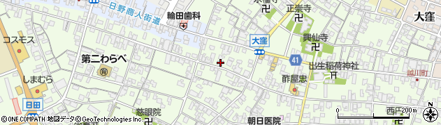 滋賀県蒲生郡日野町大窪796周辺の地図