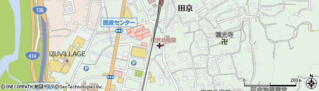 静岡県伊豆の国市田京125周辺の地図
