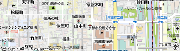 京都府京都市中京区妙満寺前町周辺の地図