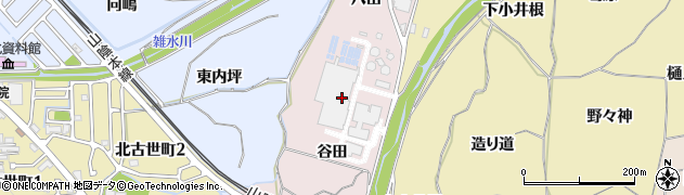 京都府亀岡市三宅町八田周辺の地図