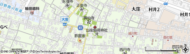 滋賀県蒲生郡日野町大窪587周辺の地図