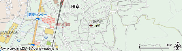 静岡県伊豆の国市田京546周辺の地図
