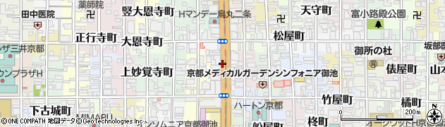 京都府京都市中京区秋野々町周辺の地図