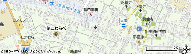 滋賀県蒲生郡日野町大窪802周辺の地図