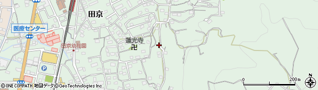 静岡県伊豆の国市田京597周辺の地図