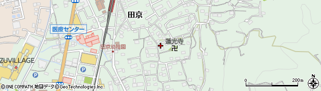 静岡県伊豆の国市田京545周辺の地図