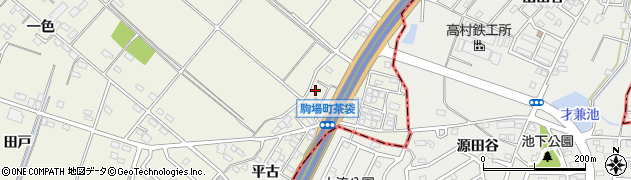 愛知県豊田市駒場町茶袋153周辺の地図