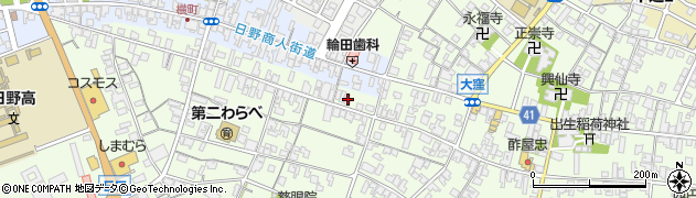 滋賀県蒲生郡日野町大窪811周辺の地図