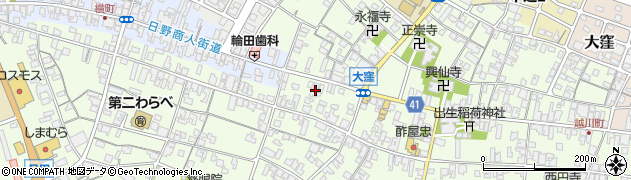 滋賀県蒲生郡日野町大窪546周辺の地図