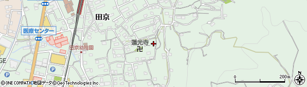 静岡県伊豆の国市田京591周辺の地図