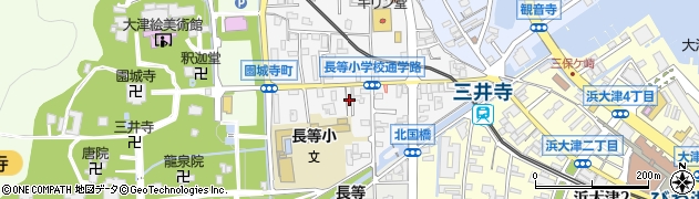 滋賀県大津市大門通7周辺の地図