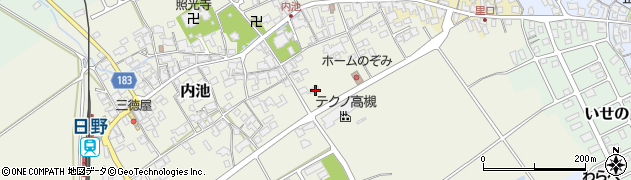 滋賀県蒲生郡日野町内池300周辺の地図