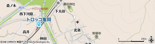 京都府亀岡市篠町山本北条19周辺の地図