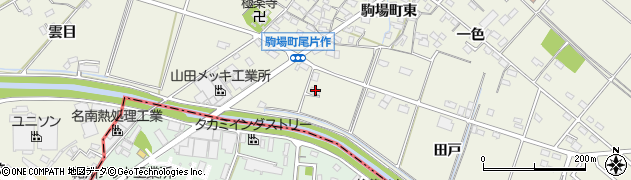 愛知県豊田市駒場町田戸13周辺の地図