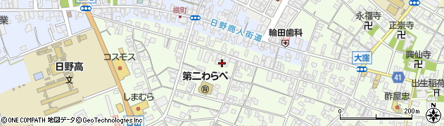 滋賀県蒲生郡日野町大窪836周辺の地図
