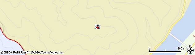 島根県美郷町（邑智郡）港周辺の地図