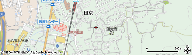 静岡県伊豆の国市田京541周辺の地図
