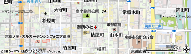 京都府京都市中京区晴明町666-1周辺の地図