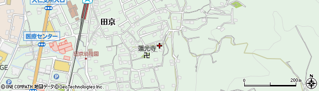 静岡県伊豆の国市田京587周辺の地図