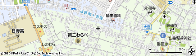滋賀県蒲生郡日野町大窪825周辺の地図