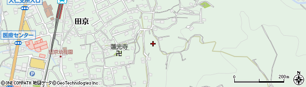 静岡県伊豆の国市田京502周辺の地図
