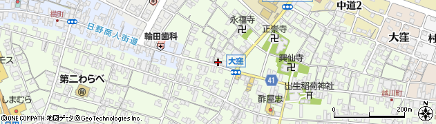 滋賀県蒲生郡日野町大窪548周辺の地図