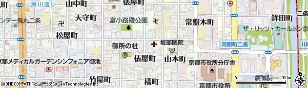 京都府京都市中京区晴明町677周辺の地図