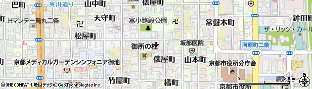 京都府京都市中京区晴明町662周辺の地図