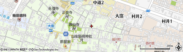 滋賀県蒲生郡日野町大窪125周辺の地図