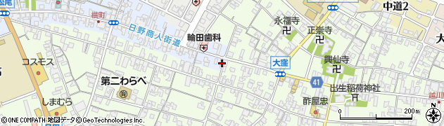 滋賀県蒲生郡日野町松尾1488周辺の地図