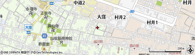 滋賀県蒲生郡日野町大窪79周辺の地図