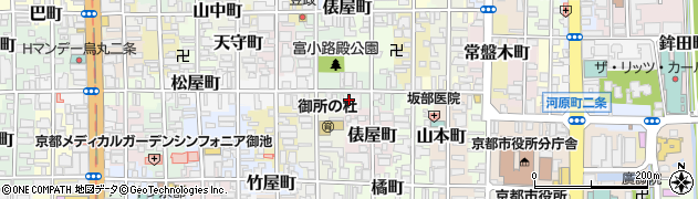 京都府京都市中京区晴明町660周辺の地図