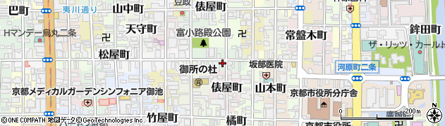 京都府京都市中京区晴明町666周辺の地図