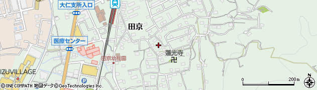 静岡県伊豆の国市田京553周辺の地図