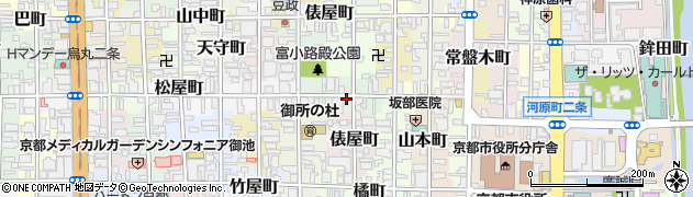 京都府京都市中京区晴明町666-2周辺の地図