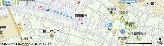 滋賀県蒲生郡日野町松尾1492周辺の地図