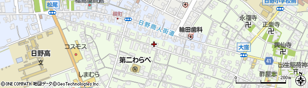 滋賀県蒲生郡日野町大窪833周辺の地図