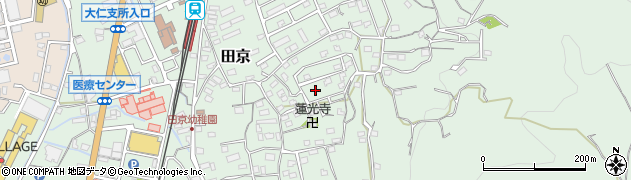 静岡県伊豆の国市田京580周辺の地図