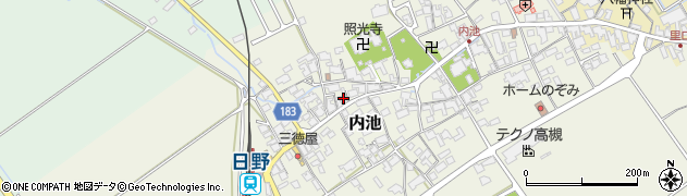 西塚商店周辺の地図