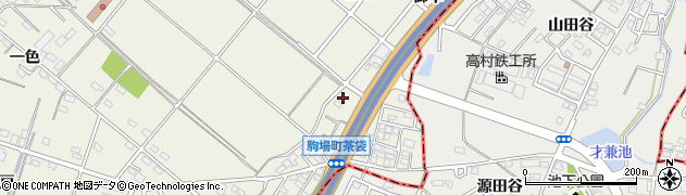 愛知県豊田市駒場町茶袋338周辺の地図