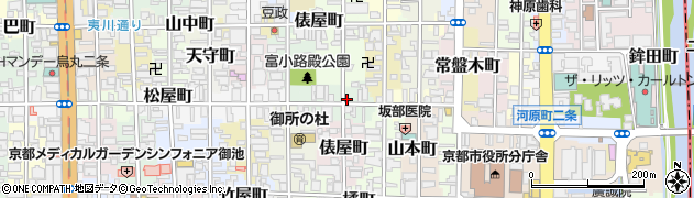 京都府京都市中京区晴明町668周辺の地図
