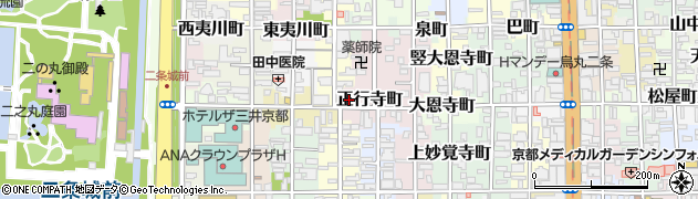 京都府京都市中京区正行寺町662周辺の地図