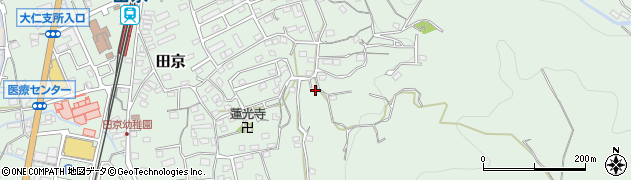 静岡県伊豆の国市田京500周辺の地図