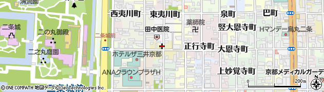 一杢京乃雪周辺の地図